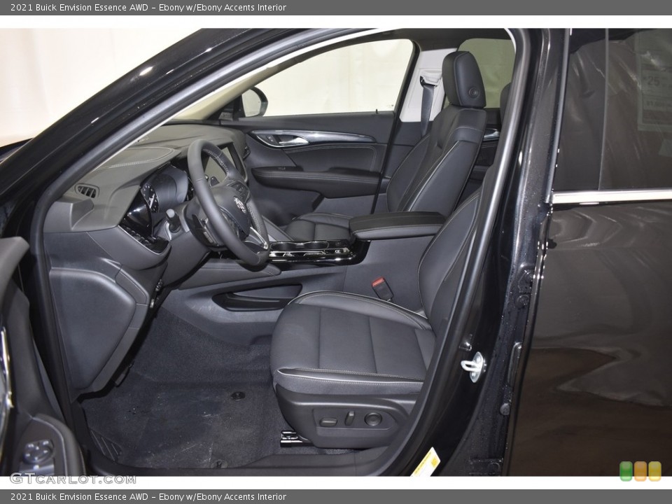Ebony w/Ebony Accents Interior Photo for the 2021 Buick Envision Essence AWD #140826407