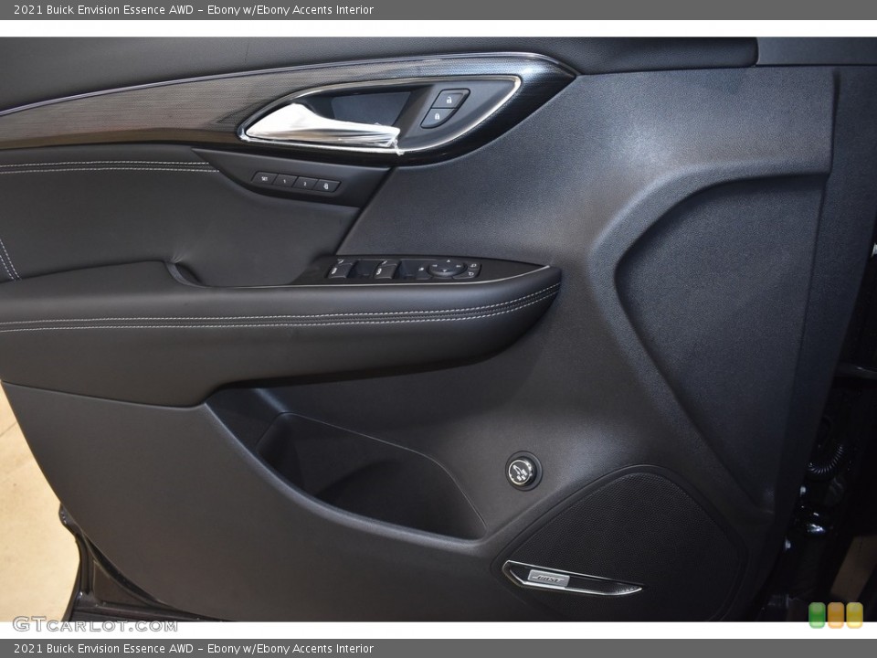 Ebony w/Ebony Accents Interior Door Panel for the 2021 Buick Envision Essence AWD #140826443
