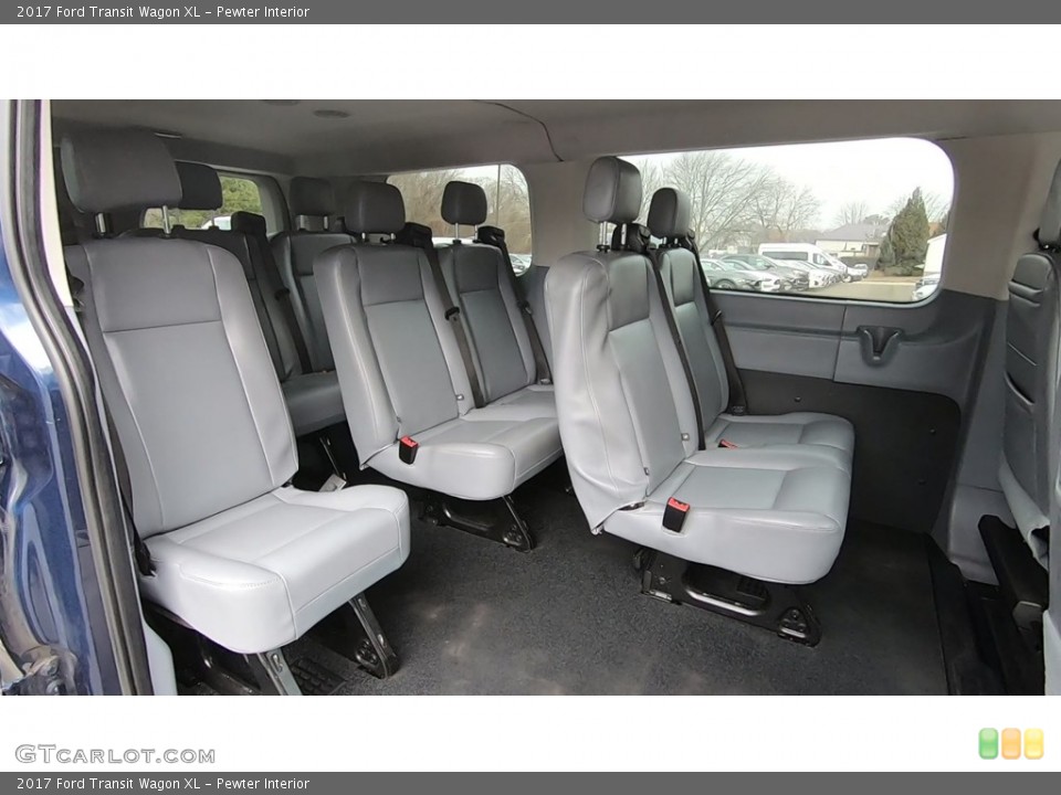 Pewter Interior Rear Seat for the 2017 Ford Transit Wagon XL #140826680