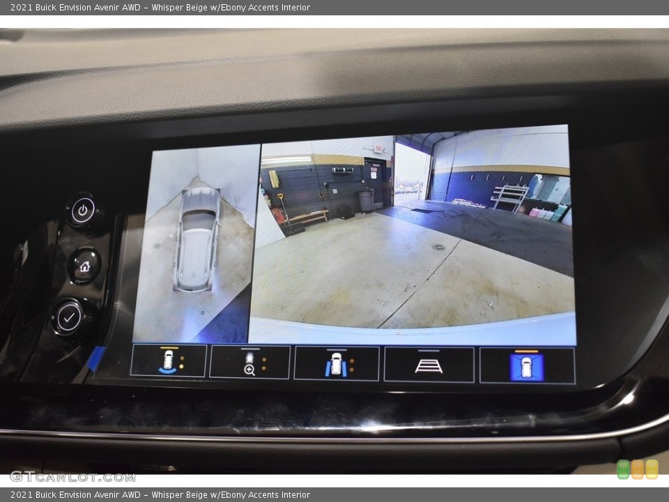 Whisper Beige w/Ebony Accents Interior Controls for the 2021 Buick Envision Avenir AWD #140826872