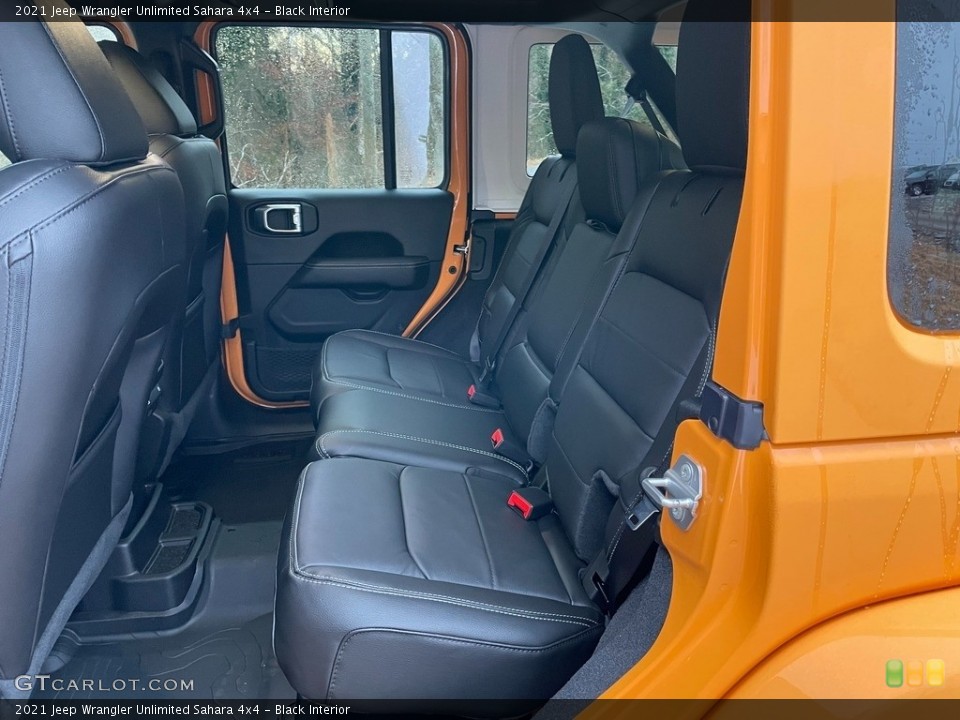 Black Interior Rear Seat for the 2021 Jeep Wrangler Unlimited Sahara 4x4 #140827250