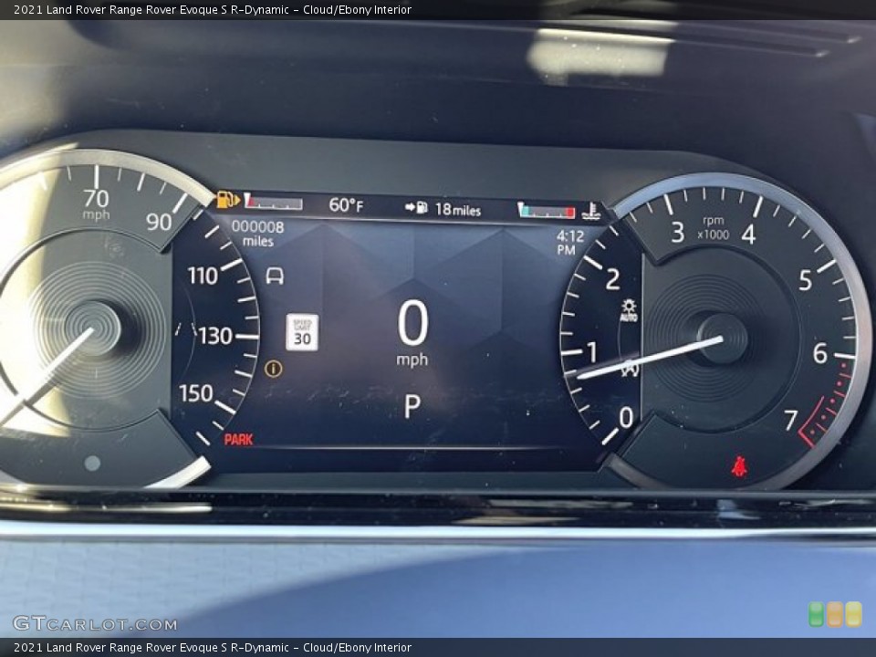 Cloud/Ebony Interior Gauges for the 2021 Land Rover Range Rover Evoque S R-Dynamic #140830139