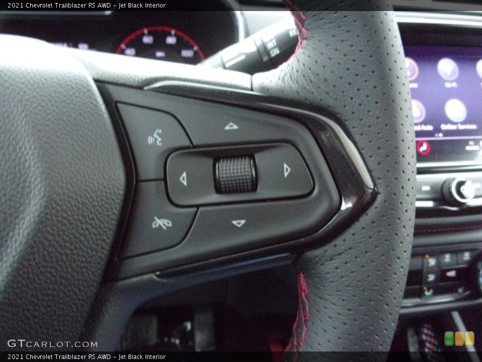 Jet Black Interior Steering Wheel for the 2021 Chevrolet Trailblazer RS AWD #140830481