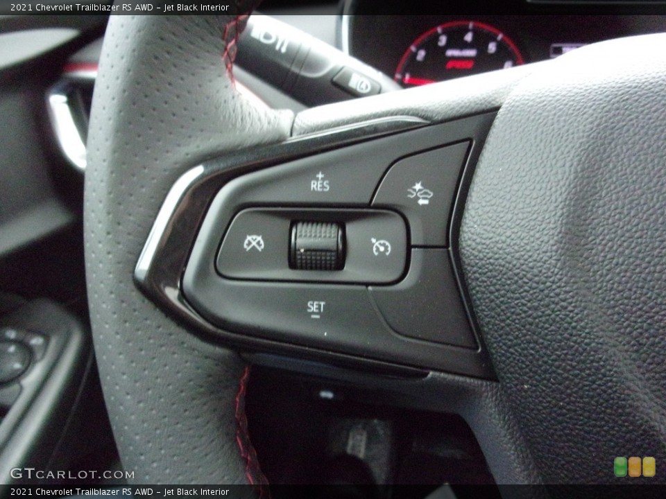 Jet Black Interior Steering Wheel for the 2021 Chevrolet Trailblazer RS AWD #140830500