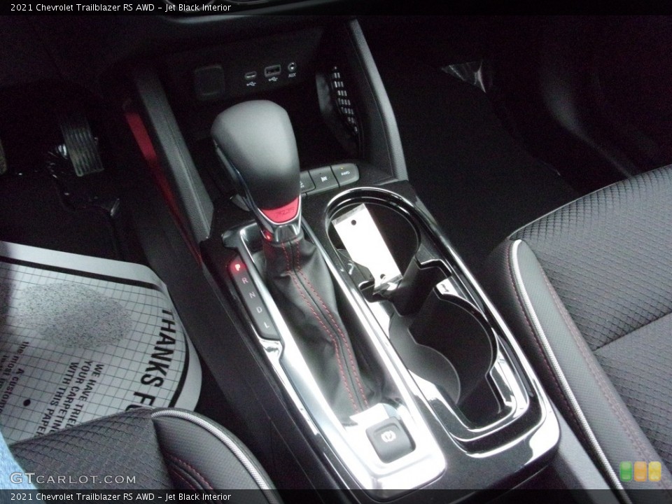 Jet Black Interior Transmission for the 2021 Chevrolet Trailblazer RS AWD #140830542