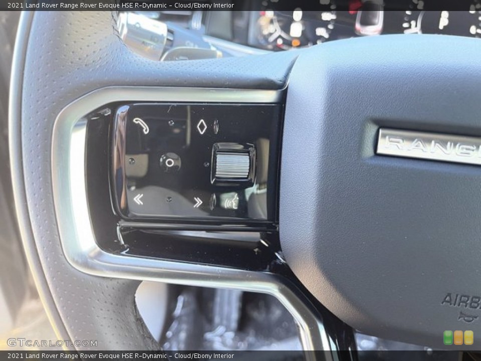 Cloud/Ebony Interior Steering Wheel for the 2021 Land Rover Range Rover Evoque HSE R-Dynamic #140830557