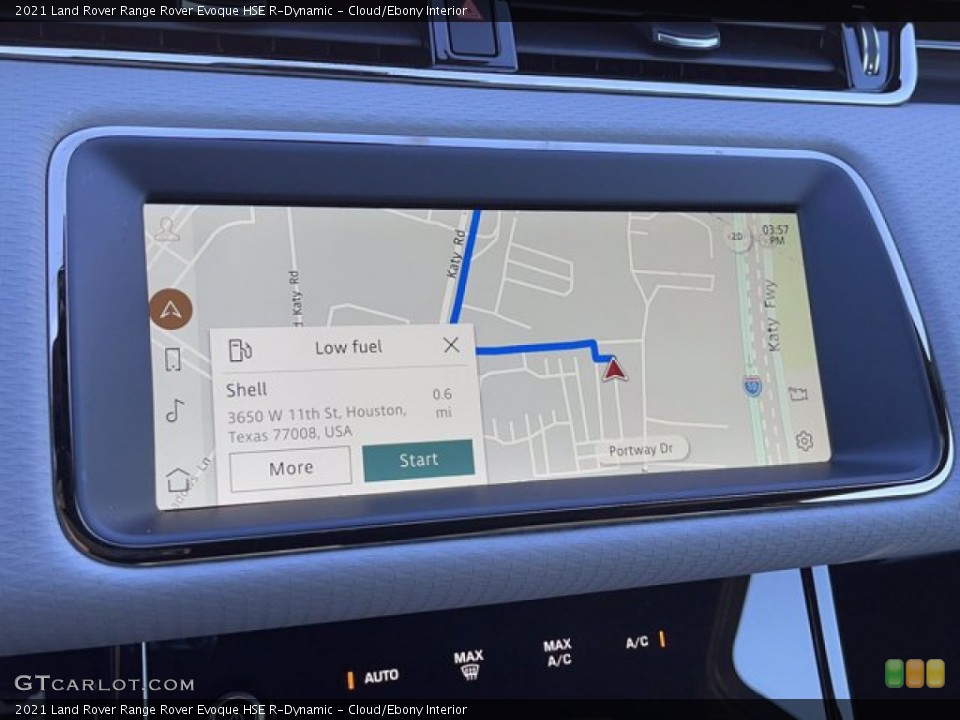 Cloud/Ebony Interior Navigation for the 2021 Land Rover Range Rover Evoque HSE R-Dynamic #140830650