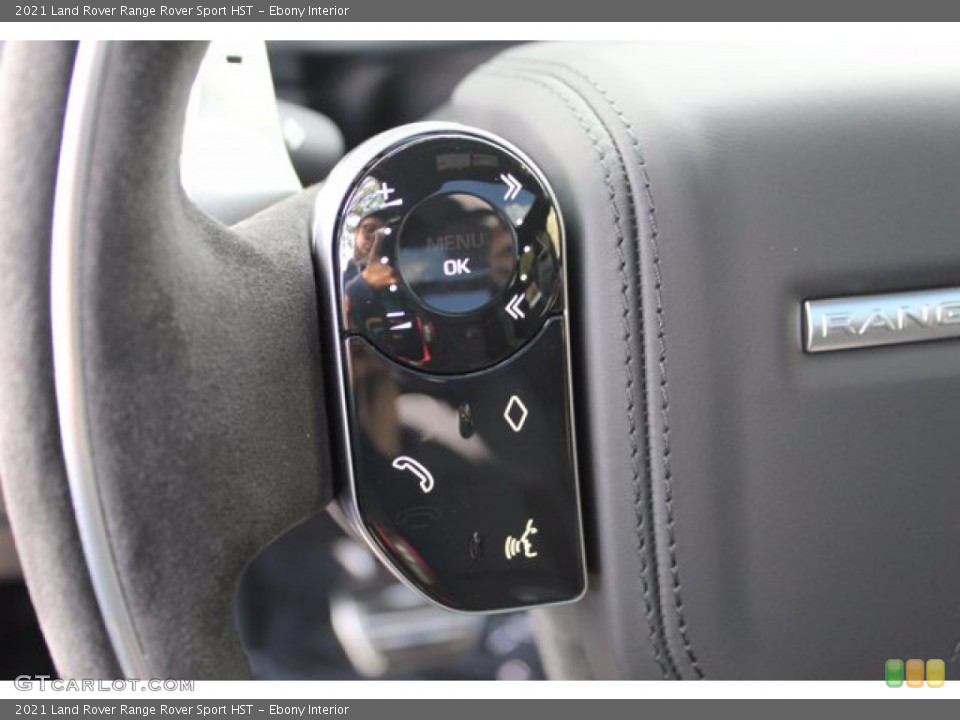 Ebony Interior Steering Wheel for the 2021 Land Rover Range Rover Sport HST #140831964