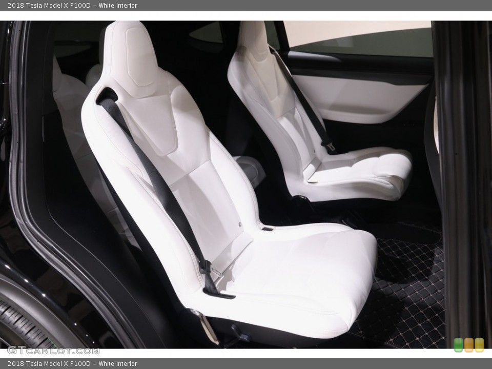 White Interior Rear Seat for the 2018 Tesla Model X P100D #140832084