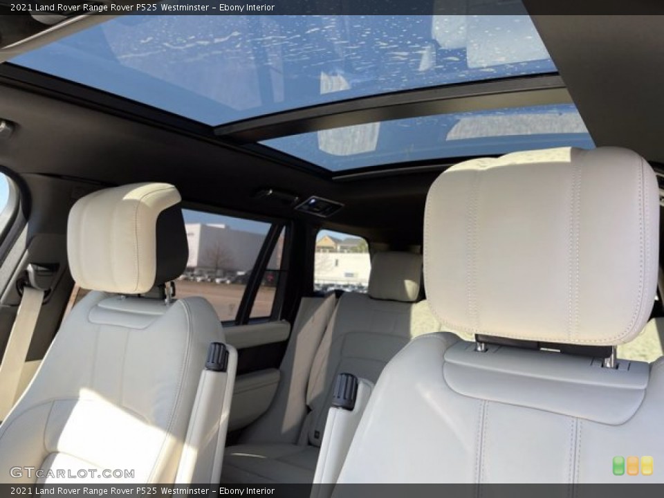 Ebony Interior Sunroof for the 2021 Land Rover Range Rover P525 Westminster #140832414