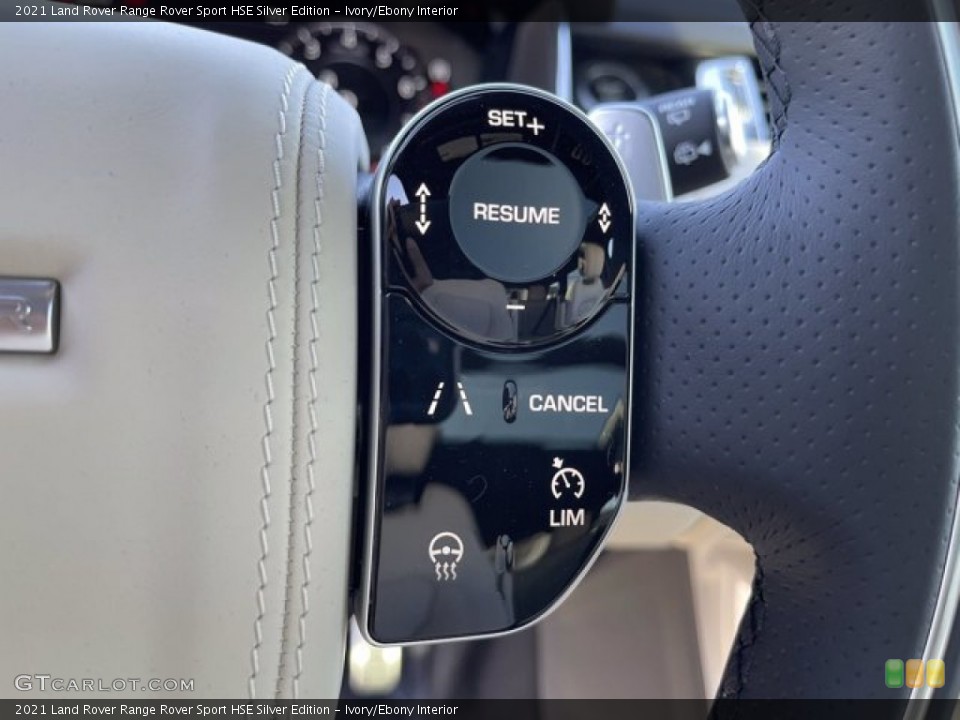 Ivory/Ebony Interior Steering Wheel for the 2021 Land Rover Range Rover Sport HSE Silver Edition #140833964