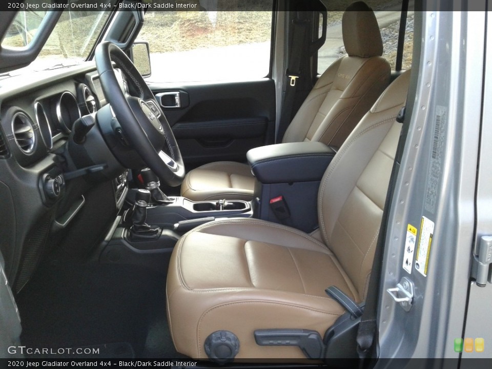 Black/Dark Saddle 2020 Jeep Gladiator Interiors