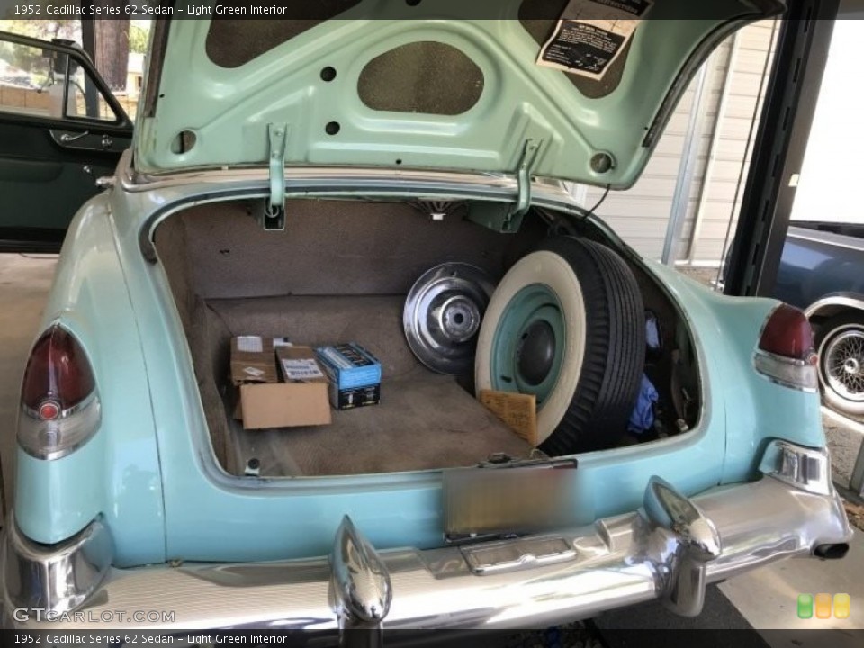 Light Green Interior Trunk for the 1952 Cadillac Series 62 Sedan #140834264