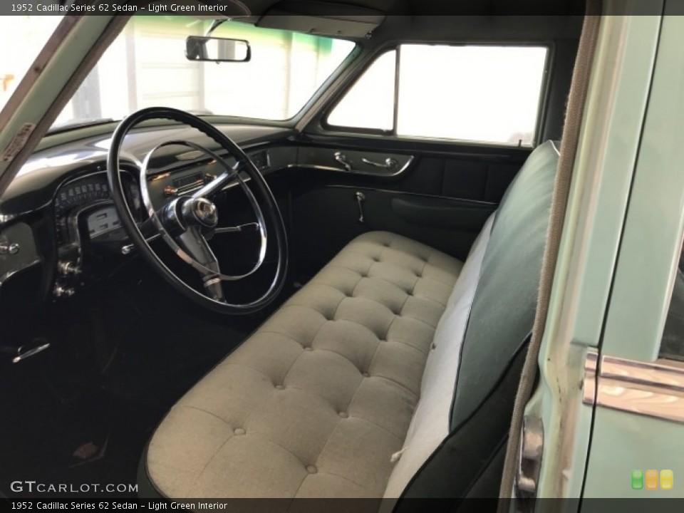 Light Green Interior Photo for the 1952 Cadillac Series 62 Sedan #140834318