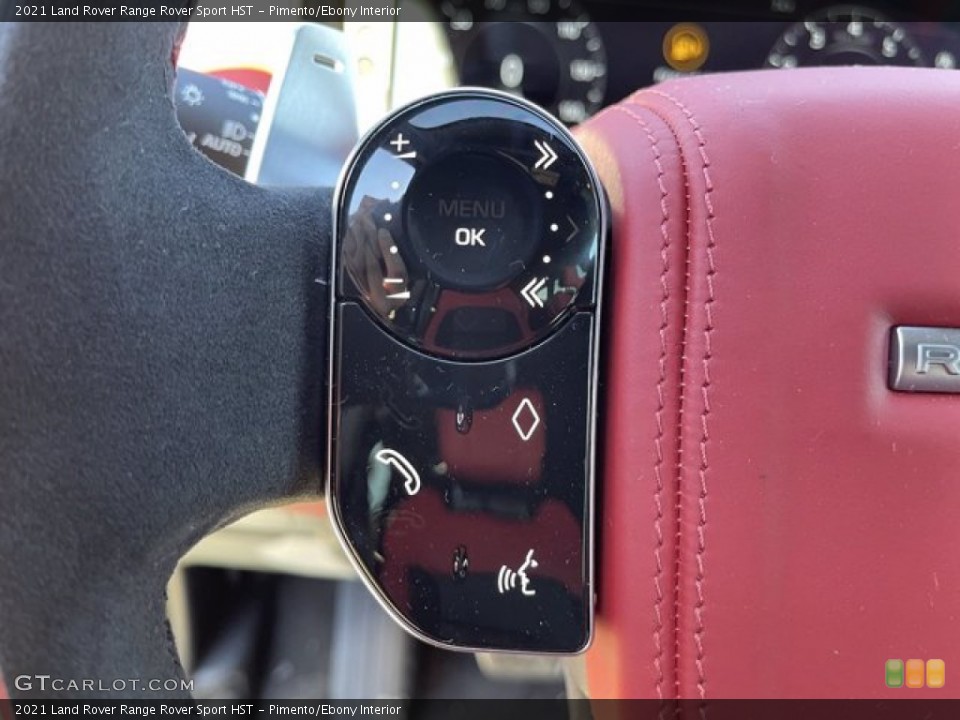 Pimento/Ebony Interior Steering Wheel for the 2021 Land Rover Range Rover Sport HST #140835257