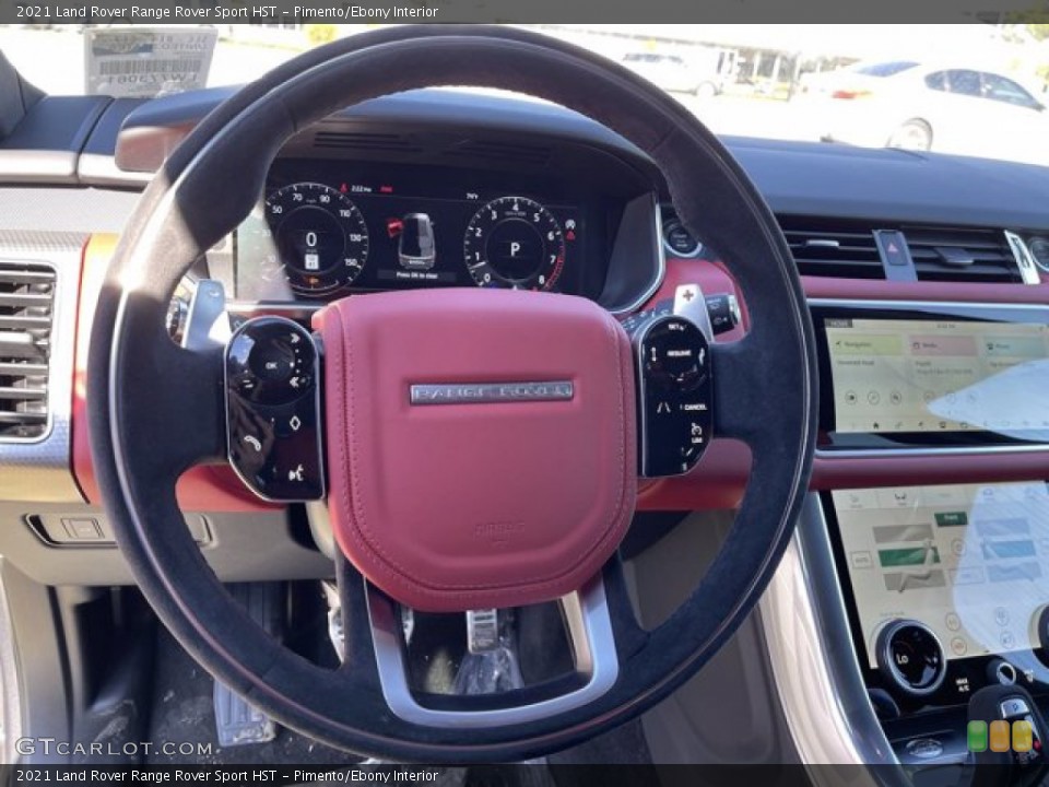 Pimento/Ebony Interior Steering Wheel for the 2021 Land Rover Range Rover Sport HST #140835317