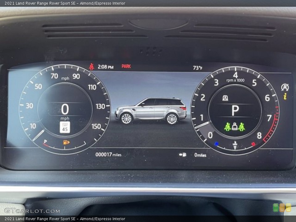 Almond/Espresso Interior Gauges for the 2021 Land Rover Range Rover Sport SE #140835875