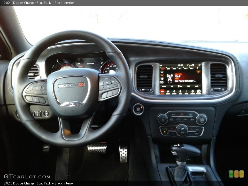 Black Interior Dashboard for the 2021 Dodge Charger Scat Pack #140836610