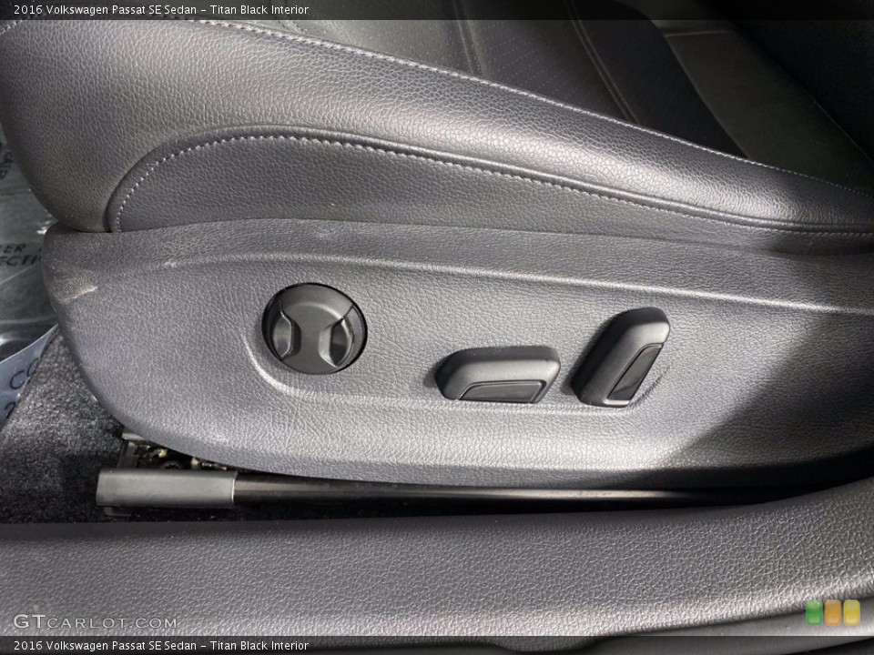 Titan Black Interior Front Seat for the 2016 Volkswagen Passat SE Sedan #140837207