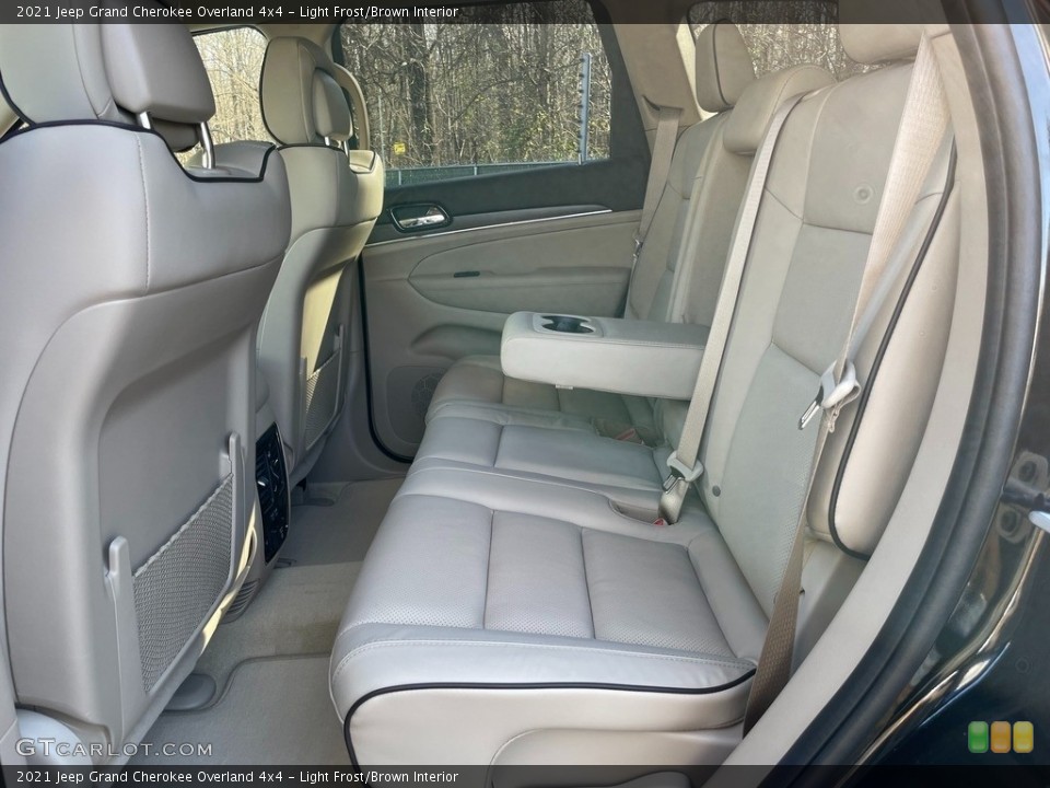 Light Frost/Brown Interior Rear Seat for the 2021 Jeep Grand Cherokee Overland 4x4 #140843519
