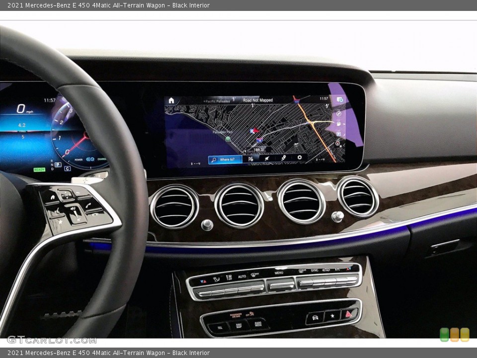 Black Interior Navigation for the 2021 Mercedes-Benz E 450 4Matic All-Terrain Wagon #140843677
