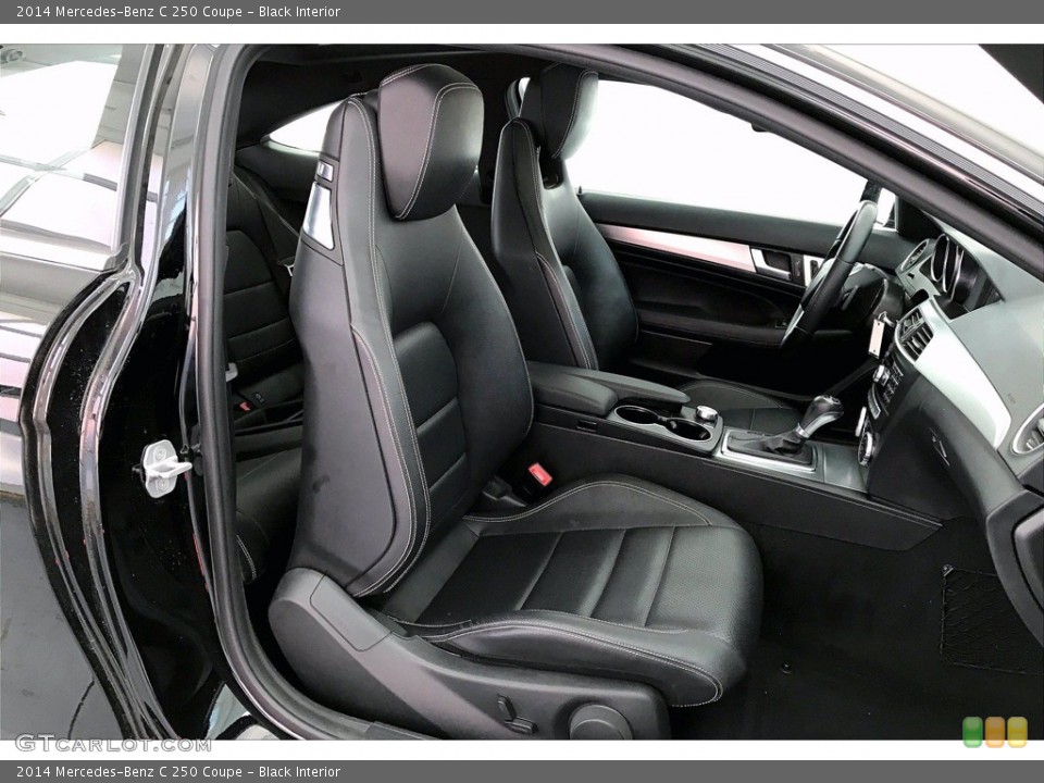 Black Interior Front Seat for the 2014 Mercedes-Benz C 250 Coupe #140844661