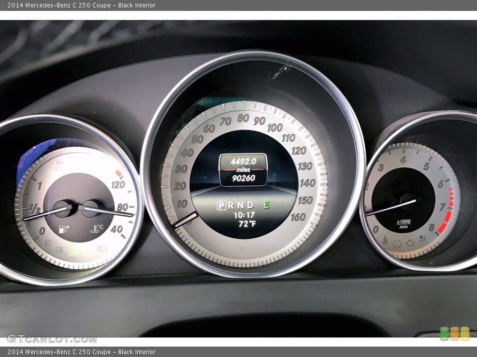 Black Interior Gauges for the 2014 Mercedes-Benz C 250 Coupe #140845054