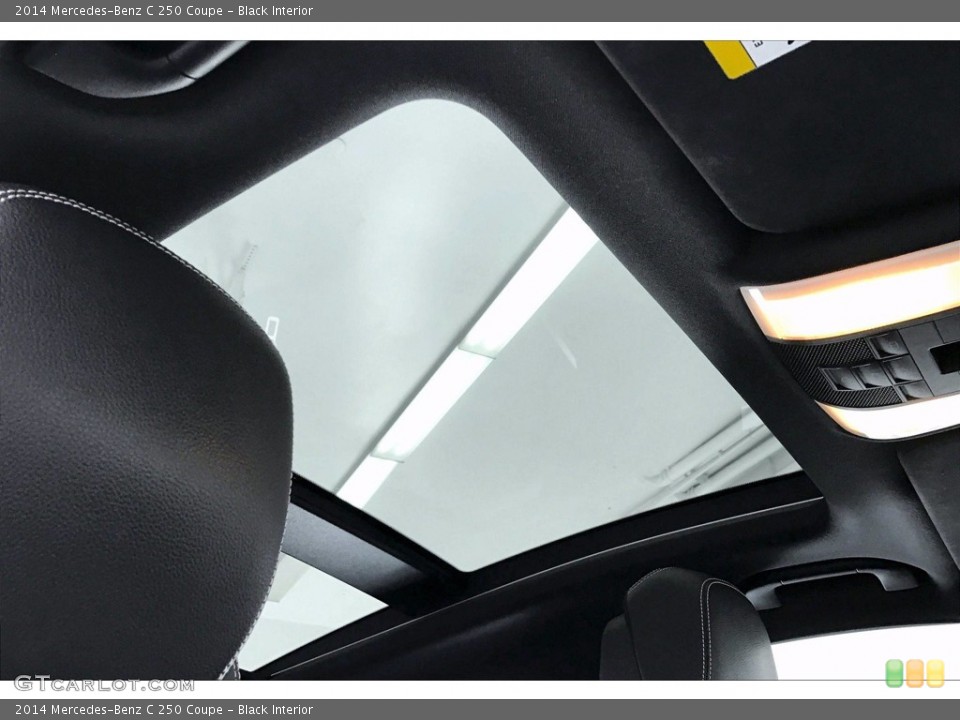 Black Interior Sunroof for the 2014 Mercedes-Benz C 250 Coupe #140845093
