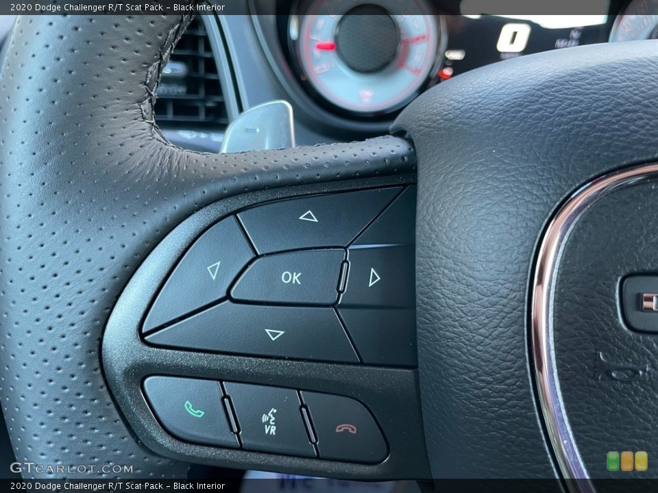 Black Interior Steering Wheel for the 2020 Dodge Challenger R/T Scat Pack #140845690