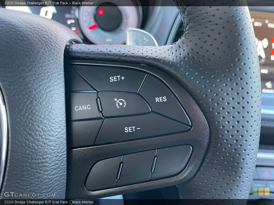 Black Interior Steering Wheel for the 2020 Dodge Challenger R/T Scat Pack #140845702