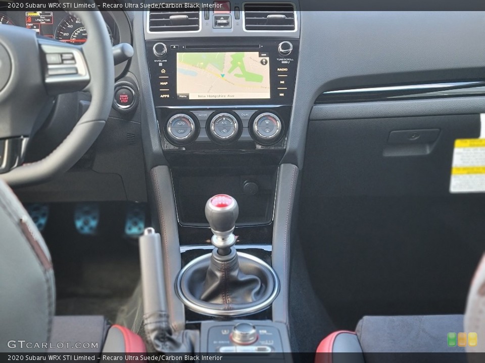 Recaro Ultra Suede/Carbon Black Interior Transmission for the 2020 Subaru WRX STI Limited #140846161