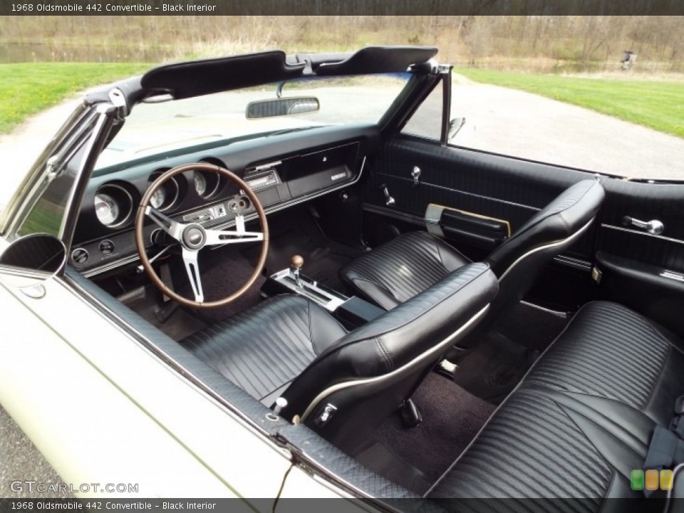 Black 1968 Oldsmobile 442 Interiors