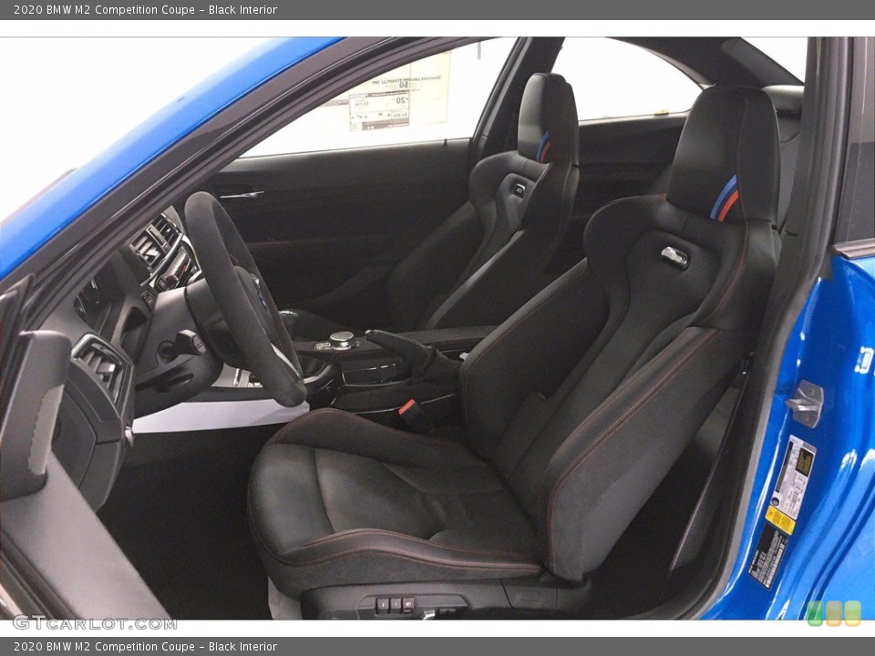 Black Interior Front Seat for the 2020 BMW M2 Competition Coupe #140848483
