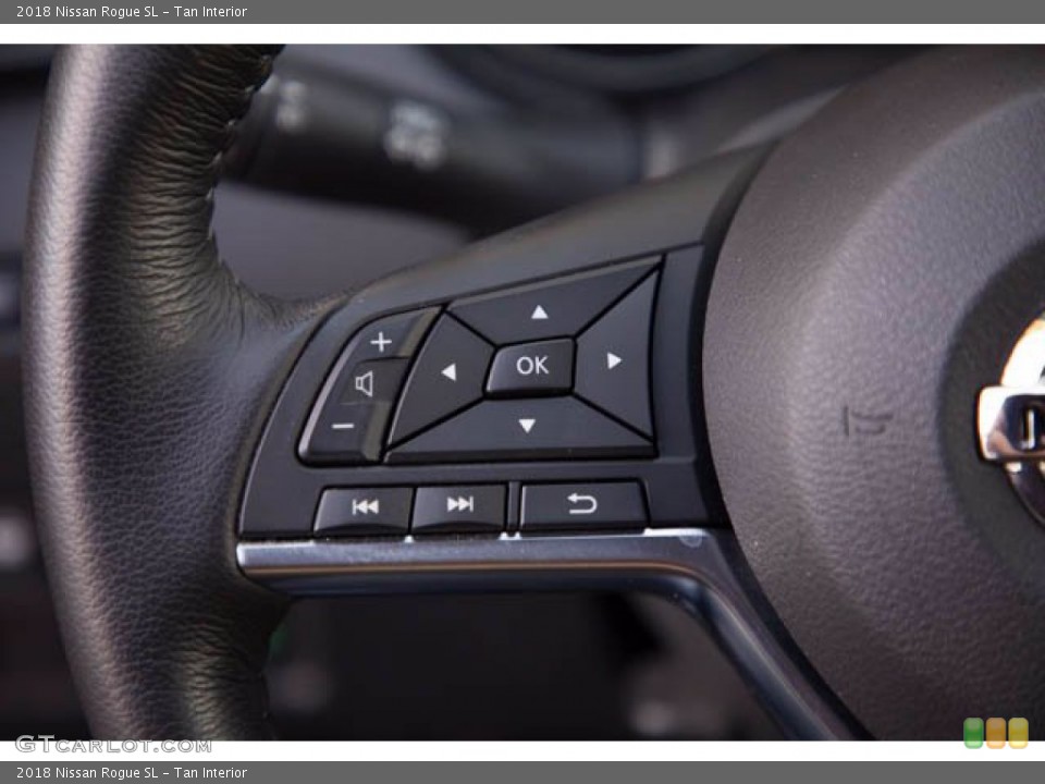 Tan Interior Steering Wheel for the 2018 Nissan Rogue SL #140849641
