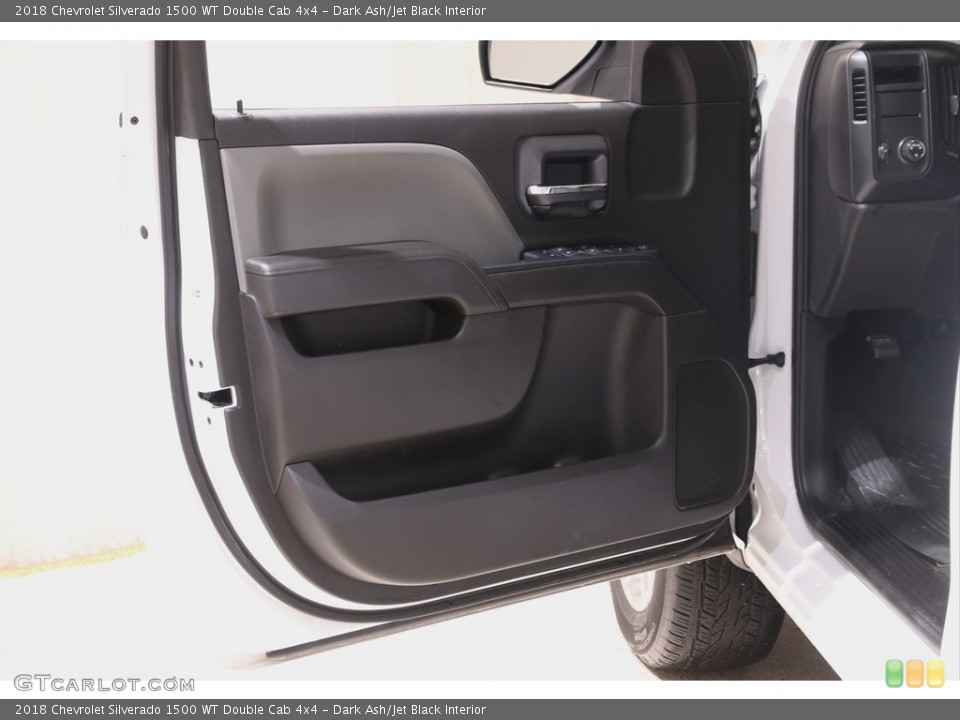 Dark Ash/Jet Black Interior Door Panel for the 2018 Chevrolet Silverado 1500 WT Double Cab 4x4 #140849776