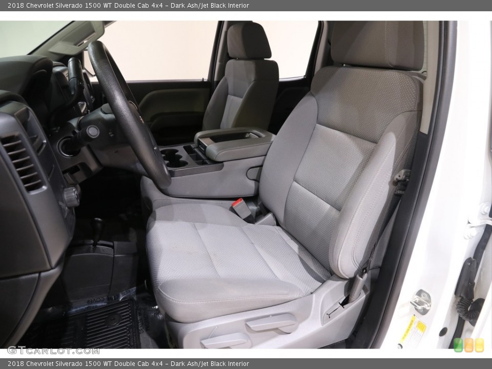 Dark Ash/Jet Black Interior Front Seat for the 2018 Chevrolet Silverado 1500 WT Double Cab 4x4 #140849800