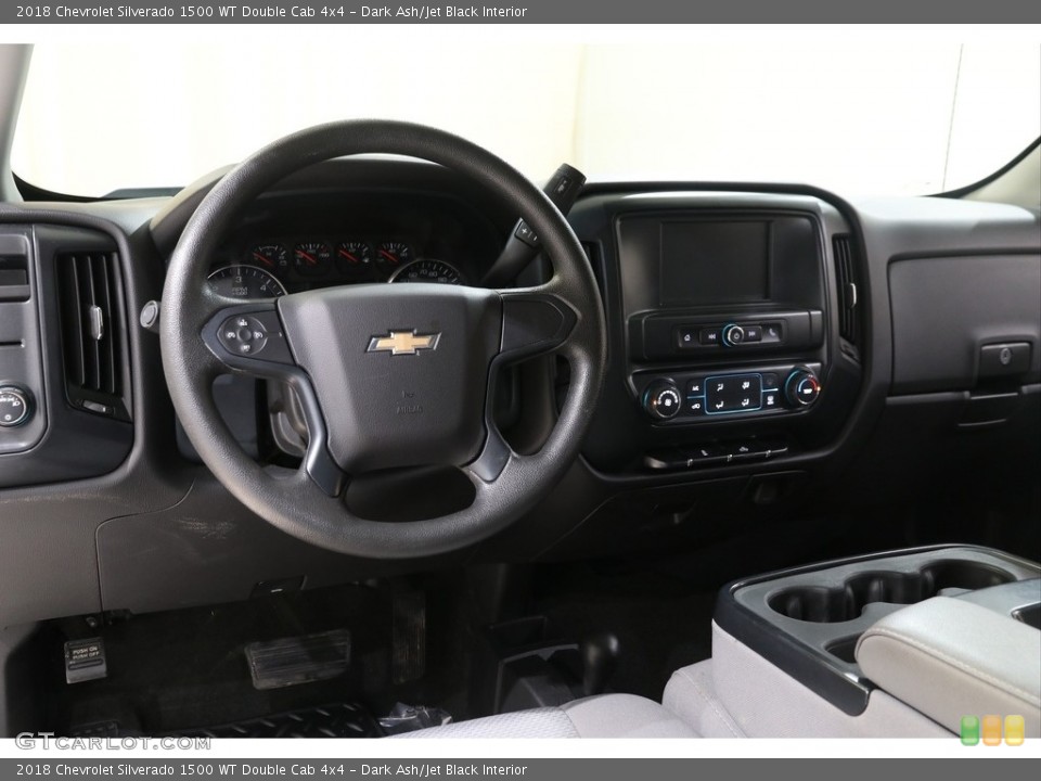 Dark Ash/Jet Black Interior Dashboard for the 2018 Chevrolet Silverado 1500 WT Double Cab 4x4 #140849824