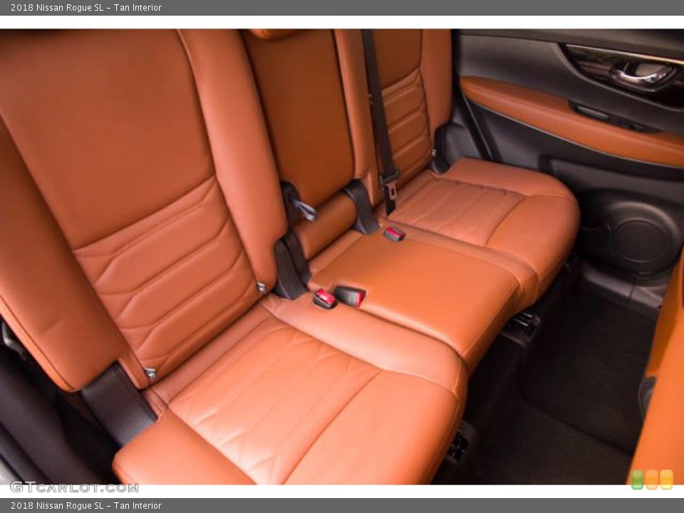 Tan Interior Rear Seat for the 2018 Nissan Rogue SL #140849851