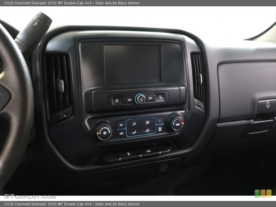 Dark Ash/Jet Black Interior Controls for the 2018 Chevrolet Silverado 1500 WT Double Cab 4x4 #140849893
