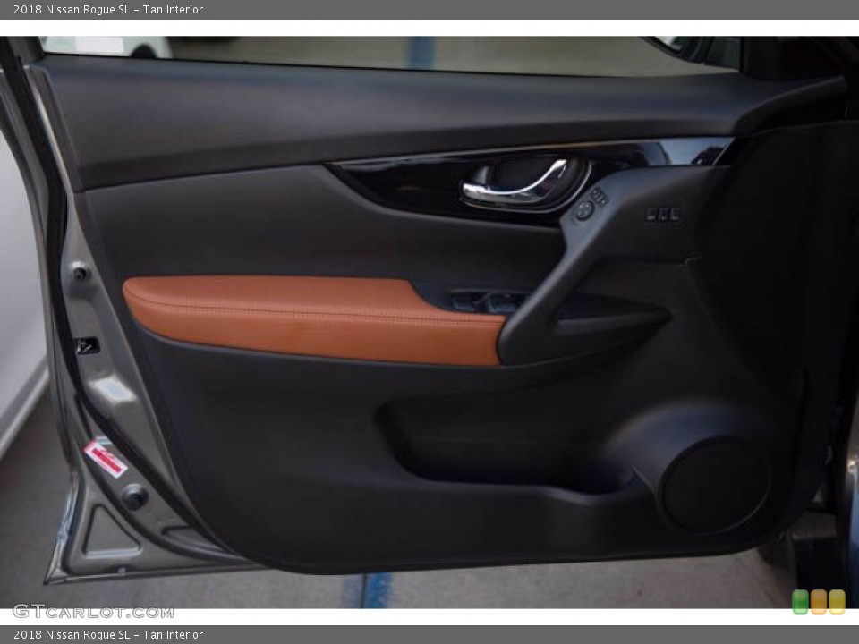 Tan Interior Door Panel for the 2018 Nissan Rogue SL #140849995