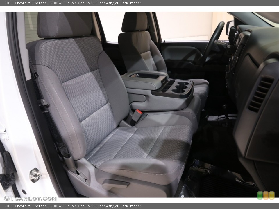 Dark Ash/Jet Black Interior Front Seat for the 2018 Chevrolet Silverado 1500 WT Double Cab 4x4 #140850013
