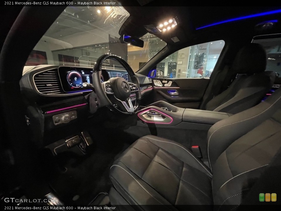 Maybach Black Interior Front Seat for the 2021 Mercedes-Benz GLS Maybach 600 #140852620