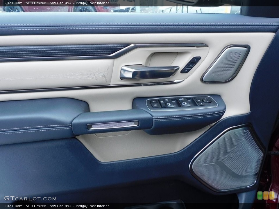 Indigo/Frost Interior Door Panel for the 2021 Ram 1500 Limited Crew Cab 4x4 #140855764