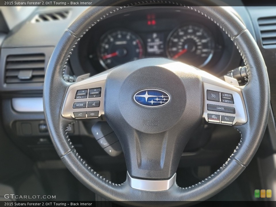 Black Interior Steering Wheel for the 2015 Subaru Forester 2.0XT Touring #140858029
