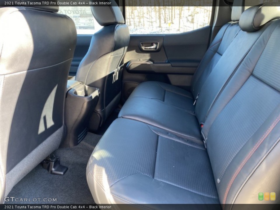 Black Interior Rear Seat for the 2021 Toyota Tacoma TRD Pro Double Cab 4x4 #140861336