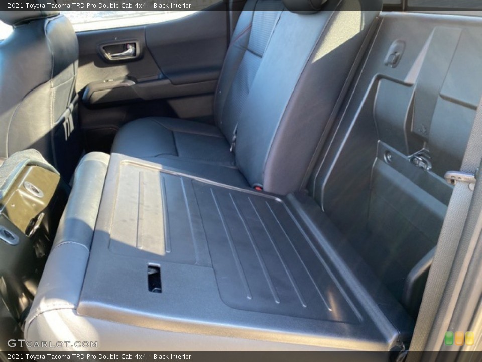 Black Interior Rear Seat for the 2021 Toyota Tacoma TRD Pro Double Cab 4x4 #140861342