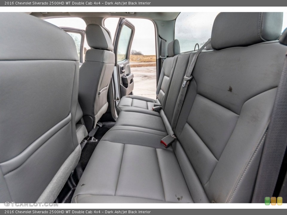 Dark Ash/Jet Black Interior Rear Seat for the 2016 Chevrolet Silverado 2500HD WT Double Cab 4x4 #140867255