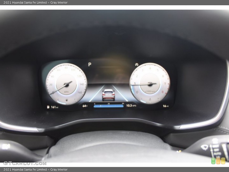 Gray Interior Gauges for the 2021 Hyundai Santa Fe Limited #140871458
