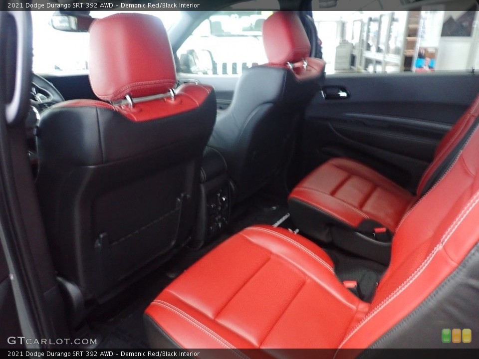 Demonic Red/Black Interior Rear Seat for the 2021 Dodge Durango SRT 392 AWD #140871560