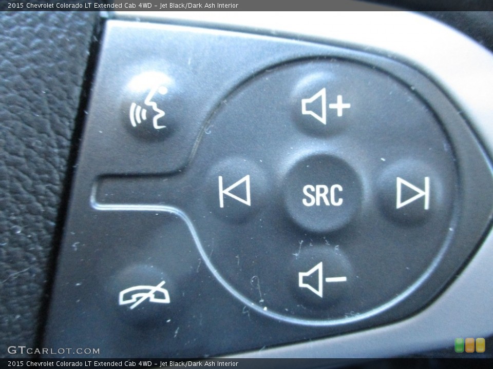 Jet Black/Dark Ash Interior Controls for the 2015 Chevrolet Colorado LT Extended Cab 4WD #140874233